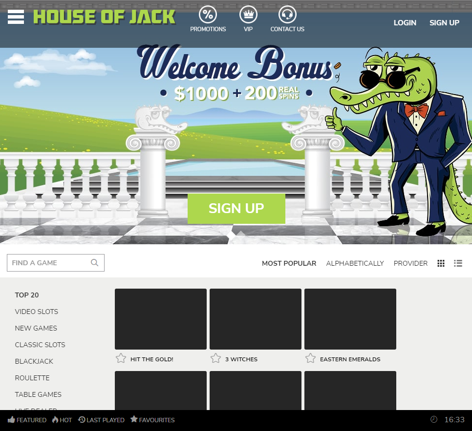 House of Jack is the best casino to play in Australia
